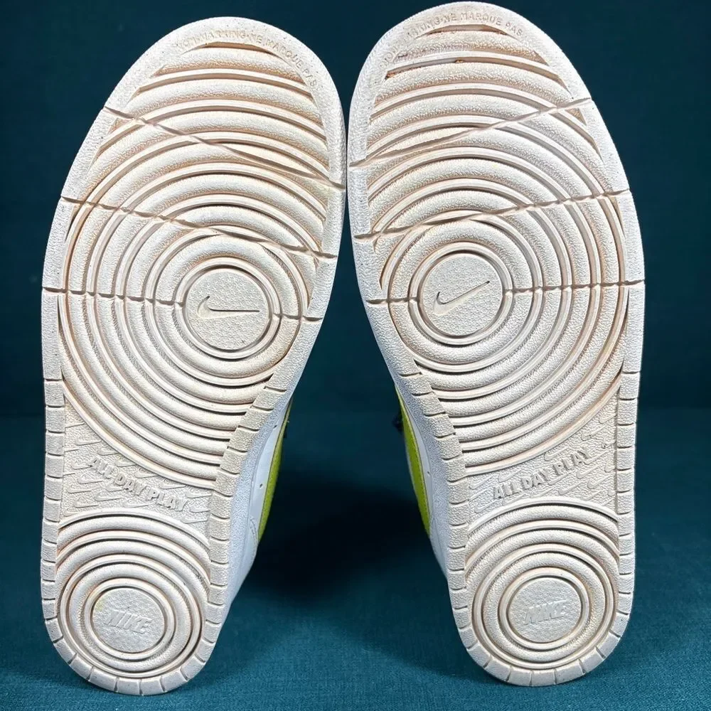 Nike Court Borough Low 2 white shoes size 7Y/8.5Women
